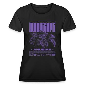 Aquascaping Anubias Aquatic Plant Fish Keeper - Women's Functional T-Shirt - black - Front - AI Model Female 172 light (172cm)