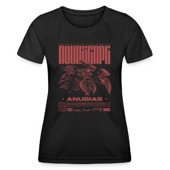 Aquascaping Anubias Aquatic Plant Fish Keeper - Women's Functional T-Shirt - black - Front - AI Model Female 172 light (172cm)