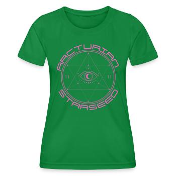 Arcturian Starseed 11:11 - Frauen Funktions-T-Shirt - Kelly Green - Vorne - AI Model Female 172 dark (172cm)
