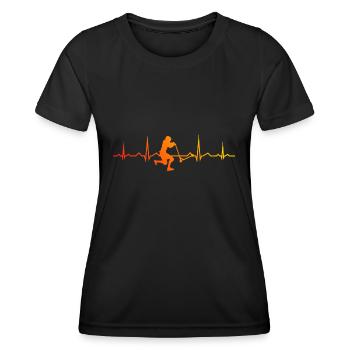 Stunt Scooter Stunt Roller Scooter Stuntscooter - Women's Functional T-Shirt - black - Front - AI Model Female 172 light (172cm)