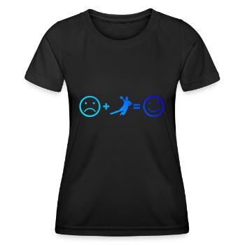 Handball Handball Handball Handball Hommes Handball - T-shirt sport Femme - noir - Devant - AI Model Female 172 light (172cm)