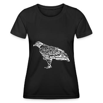 Faucons Oiseaux Oiseaux - T-shirt sport Femme - noir - Devant - AI Model Female 172 light (172cm)
