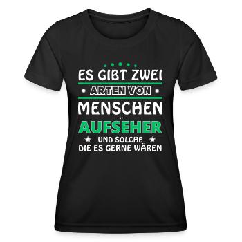 Overseer Gift - Two Types of... Design - Women's Functional T-Shirt - black - Front - AI Model Female 172 light (172cm)