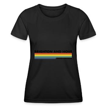 Brighton And Hove UK British British - Women's Functional T-Shirt - black - Front - AI Model Female 172 light (172cm)