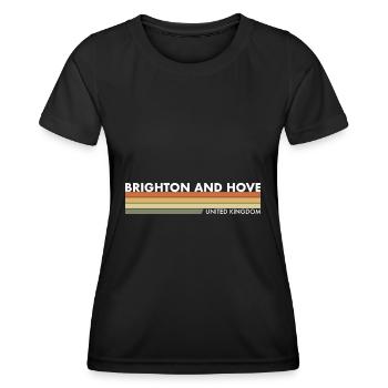 Brighton And Hove UK British British - Women's Functional T-Shirt - black - Front - AI Model Female 172 light (172cm)