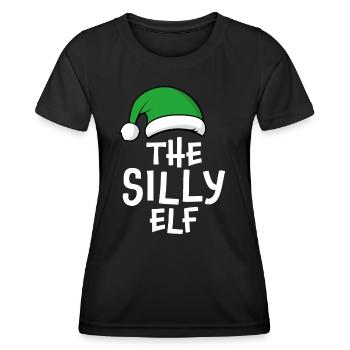The Silly Elf - Women's Functional T-Shirt - black - Front - AI Model Female 172 light (172cm)