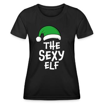 The Sexy Elf - Women's Functional T-Shirt - black - Front - AI Model Female 172 light (172cm)