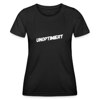 I'm optimizing myself - Women's Functional T-Shirt - black - Front - AI Model Female 172 light (172cm)