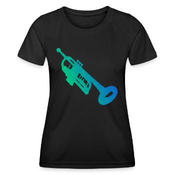 Trompettistes Trompettistes Trompettistes - T-shirt sport Femme - noir - Devant - AI Model Female 172 light (172cm)