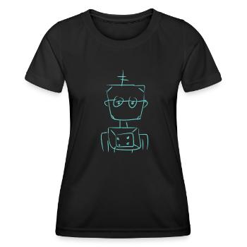Robot Technology - Women's Functional T-Shirt - black - Front - AI Model Female 172 light (172cm)