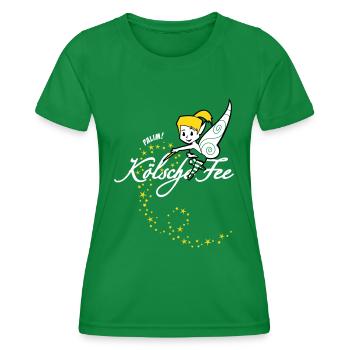 Kölsche Fee - Women's Functional T-Shirt - kelly green - Front - AI Model Female 172 dark (172cm)