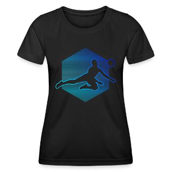 Volleyball players Volleyball players volleyball players - Women's Functional T-Shirt - black - Front - AI Model Female 172 light (172cm)