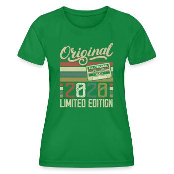Jahrgang 2020 Retro Geburtstagsgeschenk 2020 - Frauen Funktions-T-Shirt - Kelly Green - Vorne - AI Model Female 172 dark (172cm)