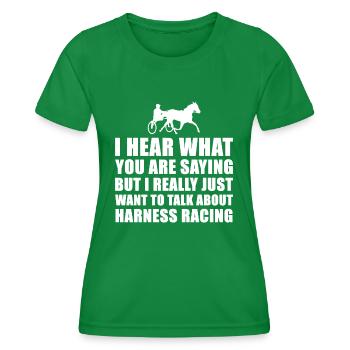 Lustige Trotten Geschenk-Idee - Frauen Funktions-T-Shirt - Kelly Green - Vorne - AI Model Female 172 dark (172cm)