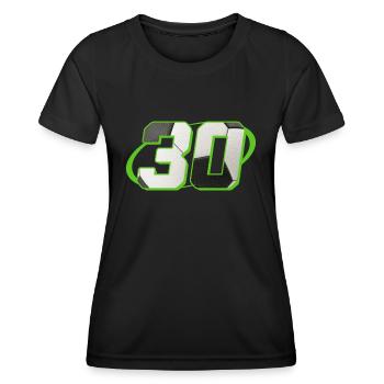 30 Birthday Soccer 30 Years Soccer Player - Women's Functional T-Shirt - black - Front - AI Model Female 172 light (172cm)