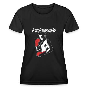 Kickboxing Kickboxer - T-shirt sport Femme - noir - Devant - AI Model Female 172 light (172cm)