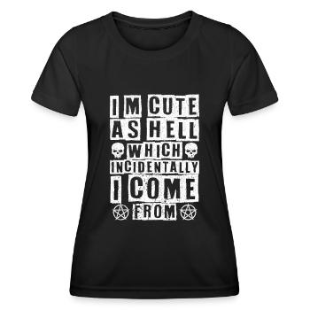 Gothic gifts - Women's Functional T-Shirt - black - Front - AI Model Female 172 light (172cm)