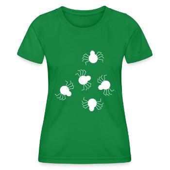 Spider white - Women's Functional T-Shirt - kelly green - Front - AI Model Female 172 dark (172cm)