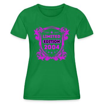 2004 - Women's Functional T-Shirt - kelly green - Front - AI Model Female 172 dark (172cm)