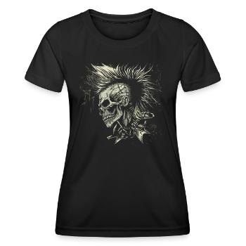 Les punks ne sont pas morts - T-shirt sport Femme - noir - Devant - AI Model Female 172 light (172cm)