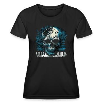 Horrorklavier - Frauen Funktions-T-Shirt - Schwarz - Vorne - AI Model Female 172 light (172cm)