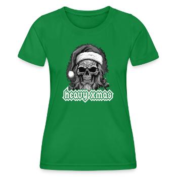 Noël lourd - T-shirt sport Femme - vert - Devant - AI Model Female 172 dark (172cm)