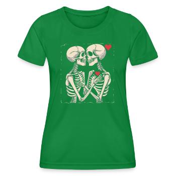 Ewige Liebe - Frauen Funktions-T-Shirt - Kelly Green - Vorne - AI Model Female 172 dark (172cm)