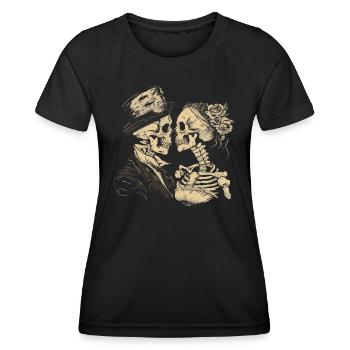 Ewige Liebe - Frauen Funktions-T-Shirt - Schwarz - Vorne - AI Model Female 172 light (172cm)