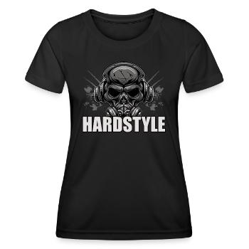 Hardstyle - T-shirt sport Femme - noir - Devant - AI Model Female 172 light (172cm)