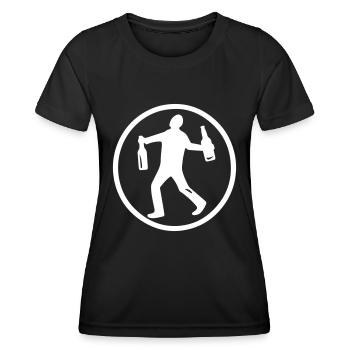 Silhouette Booze - Women's Functional T-Shirt - black - Front - AI Model Female 172 light (172cm)