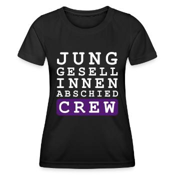Hen Party Crew Hen - Women's Functional T-Shirt - black - Front - AI Model Female 172 light (172cm)