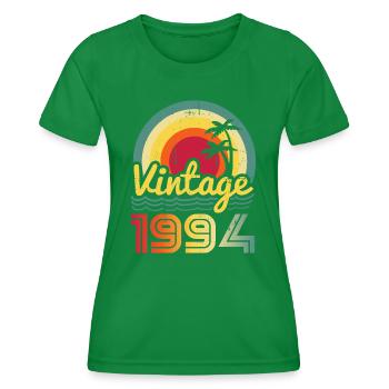 1994 - Frauen Funktions-T-Shirt - Kelly Green - Vorne - AI Model Female 172 dark (172cm)