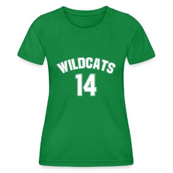 Wildcats musicaux du lycée - T-shirt sport Femme - vert - Devant - AI Model Female 172 dark (172cm)