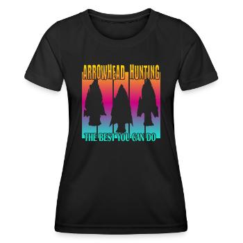 Arrowhead Hunting - Women's Functional T-Shirt - black - Front - AI Model Female 172 light (172cm)