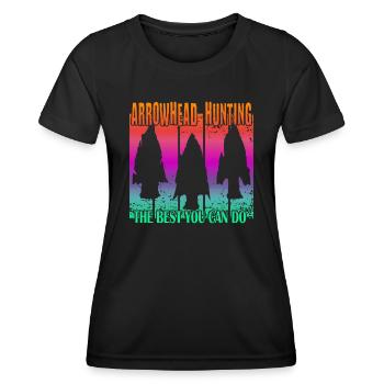 Arrowhead Hunting - Women's Functional T-Shirt - black - Front - AI Model Female 172 light (172cm)