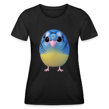 Vögel beobachten Vogel - Frauen Funktions-T-Shirt - Schwarz - Vorne - AI Model Female 172 light (172cm)