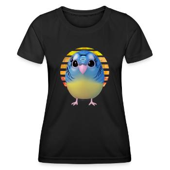 Bird watching bird watching - Women's Functional T-Shirt - black - Front - AI Model Female 172 light (172cm)