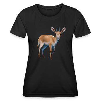 Saiga antelope - Women's Functional T-Shirt - black - Front - AI Model Female 172 light (172cm)