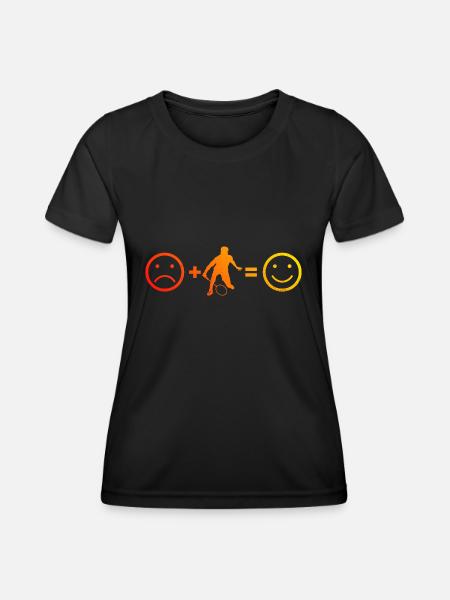Squash Men's Badminton Player Badminton Player - Women's Functional T-Shirt - black