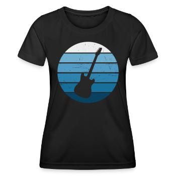 Guitariste Femme Guitariste Guitariste Hommes Guitariste - T-shirt sport Femme - noir - Devant - AI Model Female 172 light (172cm)