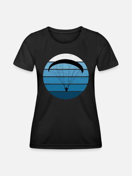 Paragliding Paragliding Paragliding Paragliders - Women's Functional T-Shirt - black