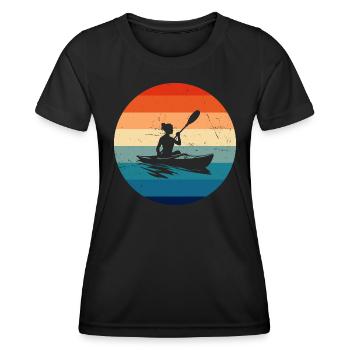 Canoë Kayak Kayak Kayak Femme Homme - T-shirt sport Femme - noir - Devant - AI Model Female 172 light (172cm)