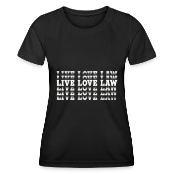 Anwalt - Frauen Funktions-T-Shirt - Schwarz - Vorne - AI Model Female 172 light (172cm)