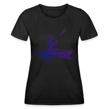 Canoë Kayak Homme Kayak Kayak Femme - T-shirt sport Femme - noir - Devant - AI Model Female 172 light (172cm)