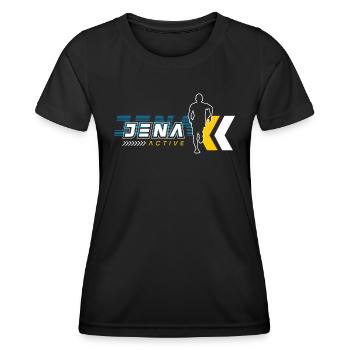 Jena Active Run - T-shirt sport Femme - noir - Devant - AI Model Female 172 light (172cm)