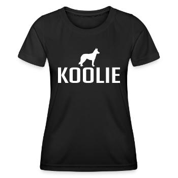 Koolie Chien Race Chiens Chien Wilsigns - T-shirt sport Femme - noir - Devant - AI Model Female 172 light (172cm)
