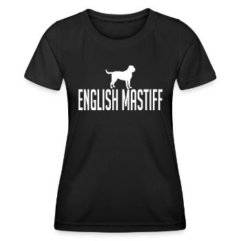 Deutsch Mastiff Dog breeds Dogs Dog Wilsigns - Women's Functional T-Shirt - black - Front - AI Model Female 172 light (172cm)