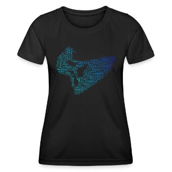 Jet Ski Équitation Jet Ski Sports nautiques Femmes Jet Ski - T-shirt sport Femme - noir - Devant - AI Model Female 172 light (172cm)