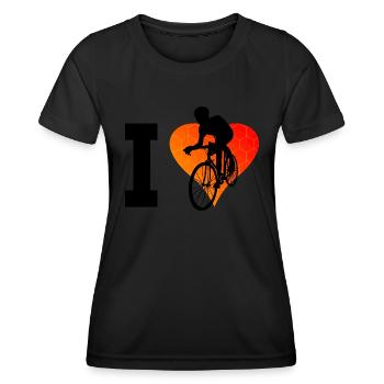 Vélo de route Hommes Vélo de route Vélo de route Vélo de route - T-shirt sport Femme - noir - Devant - AI Model Female 172 light (172cm)