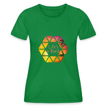 Plage - T-shirt sport Femme - vert - Devant - AI Model Female 172 dark (172cm)